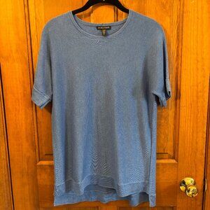 Eileen Fisher Tencel/ Silk Blend Knit Blouse